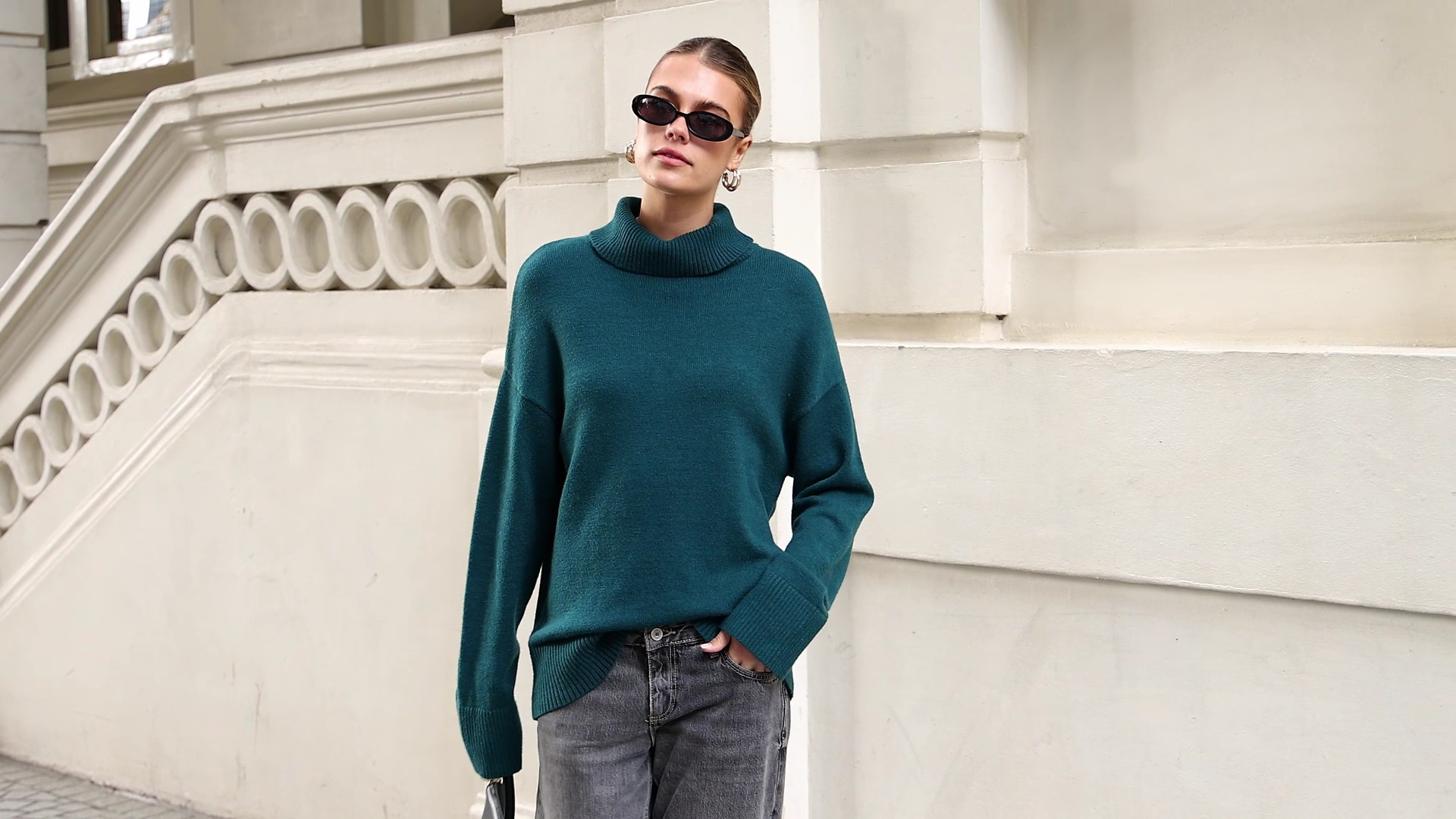 PRETTYGARDEN Womens Turtleneck Long Sleeve Sweater 2026 Fall